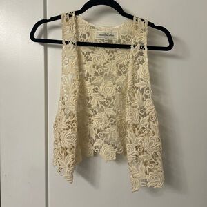 Abercrombie & Fitch Lace Vest